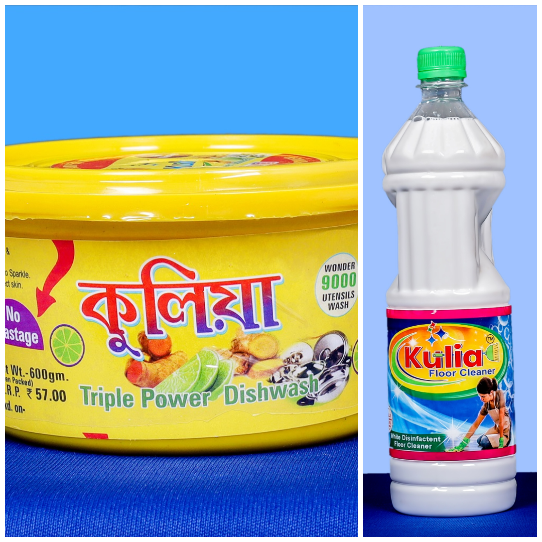 Combo Pack ( 1Ltr Floor Cleaner & 600 GM Dishwash Bar )